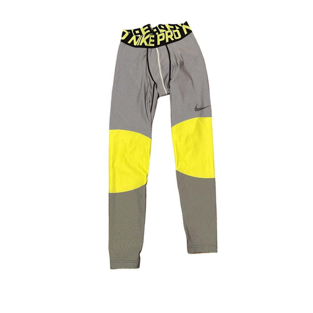 Nike Pro Hyperwarm Compression Tights Mens L Hexodrome Pants Athletic Training
